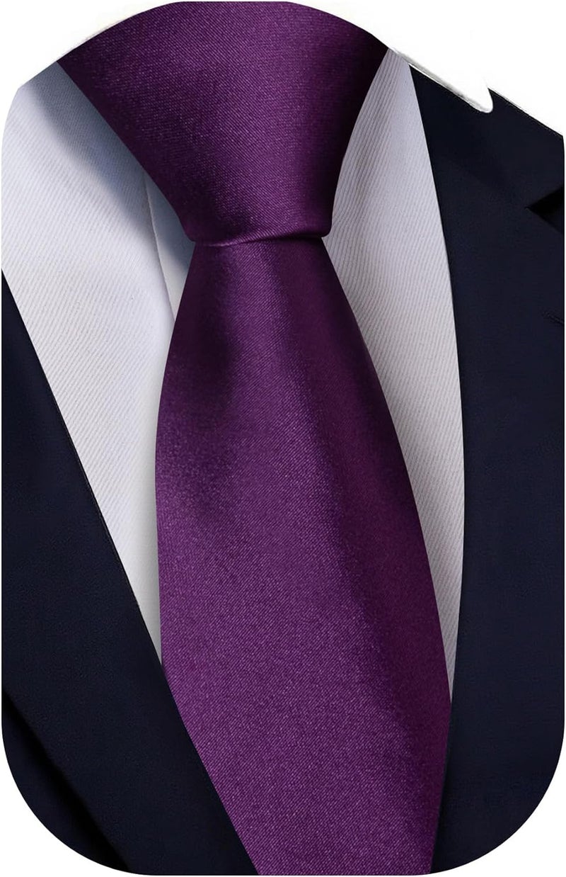 Ailisus Store Boys Tie Solid Color Silk Satin Pre-tied Kids Necktie for Age 8-12 Adjustable Formal Wedding School Graduation - Image 1
